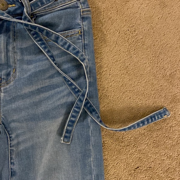 AMERICAN EAGLE NEXT LEVEL STRETCH JEANS WITH TIE WAIST - Picture 3 of 13